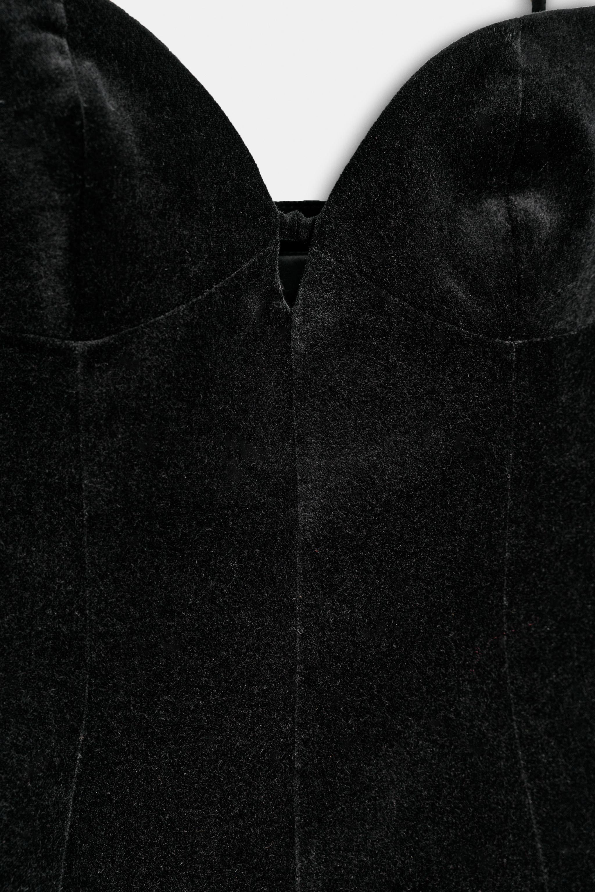 SHORT STRAPPY VOLUMINOUS DRESS